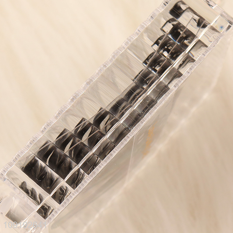 Factory Supply Black Hair Clips Metal Snap Hair Clips for Women