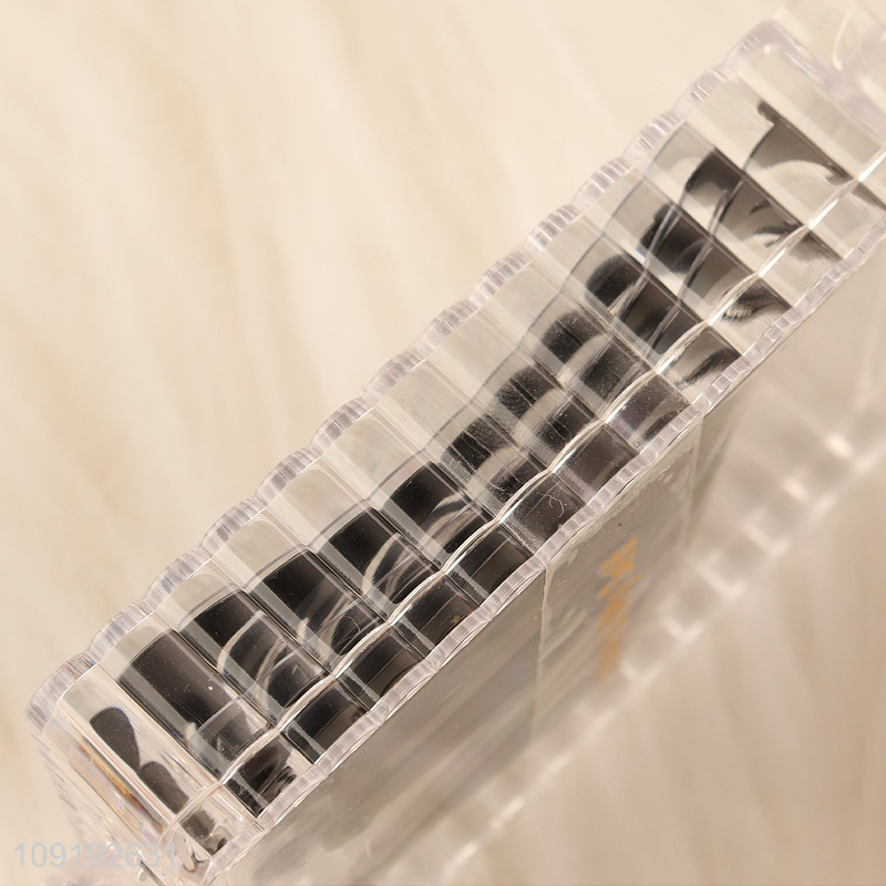 China Wholesale Black Metal Snap Hair Clips Metal Hair Barrettes