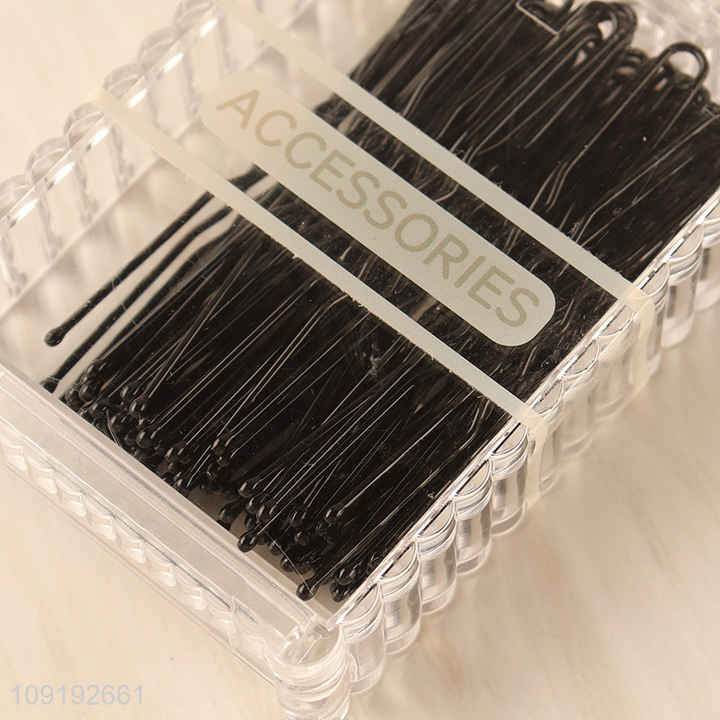 Good Quality 4 Pieces Alligator Hair Clips Black Non-Slip Hair Clips