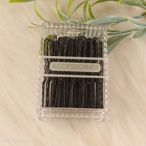 Good Quality 4 Pieces Alligator Hair Clips Black Non-Slip Hair Clips