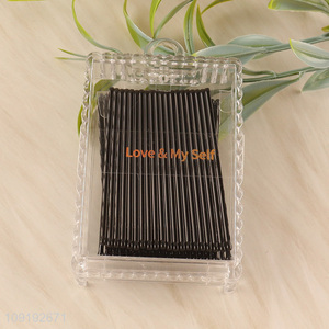 New Arrival 40 Pieces Metal Bobby Pins Black Hair Styling Accessories