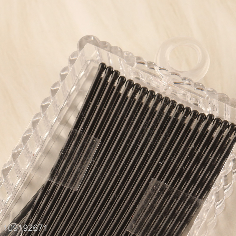 New Arrival 40 Pieces Metal Bobby Pins Black Hair Styling Accessories