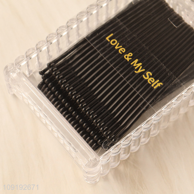 New Arrival 40 Pieces Metal Bobby Pins Black Hair Styling Accessories
