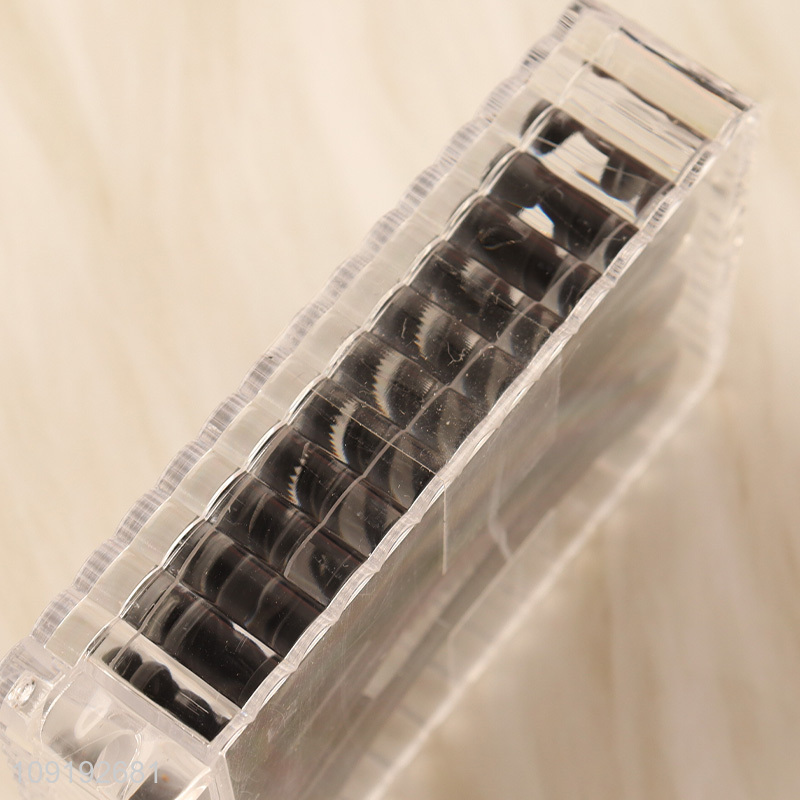 Wholesale 6 Pieces Metal Alligator Hair Clips Black Hair Clips Set