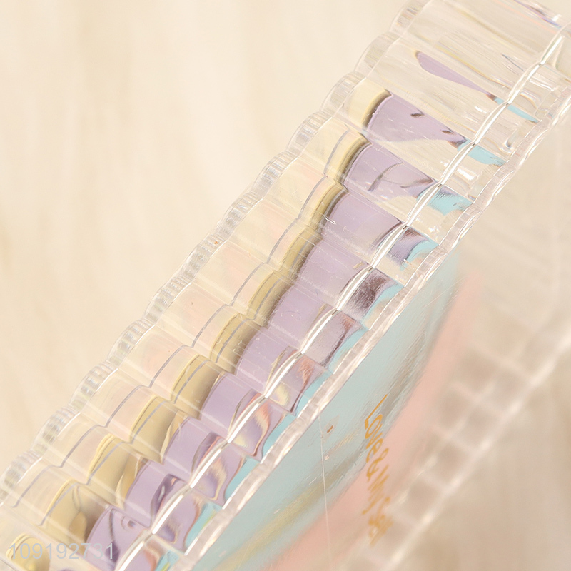 Factory Supply 6 Pieces Candy Color Non-Slip Metal Snap Hair Clips