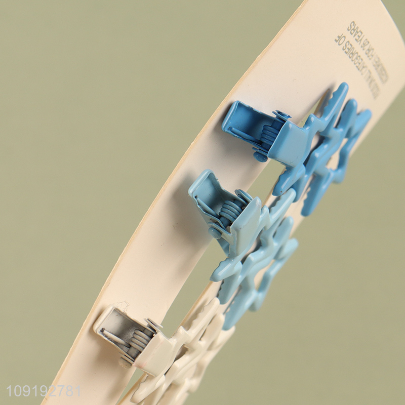 Hot Selling 3 Pieces Metal Hair Clips Hollow Star Alligator Hair Clips