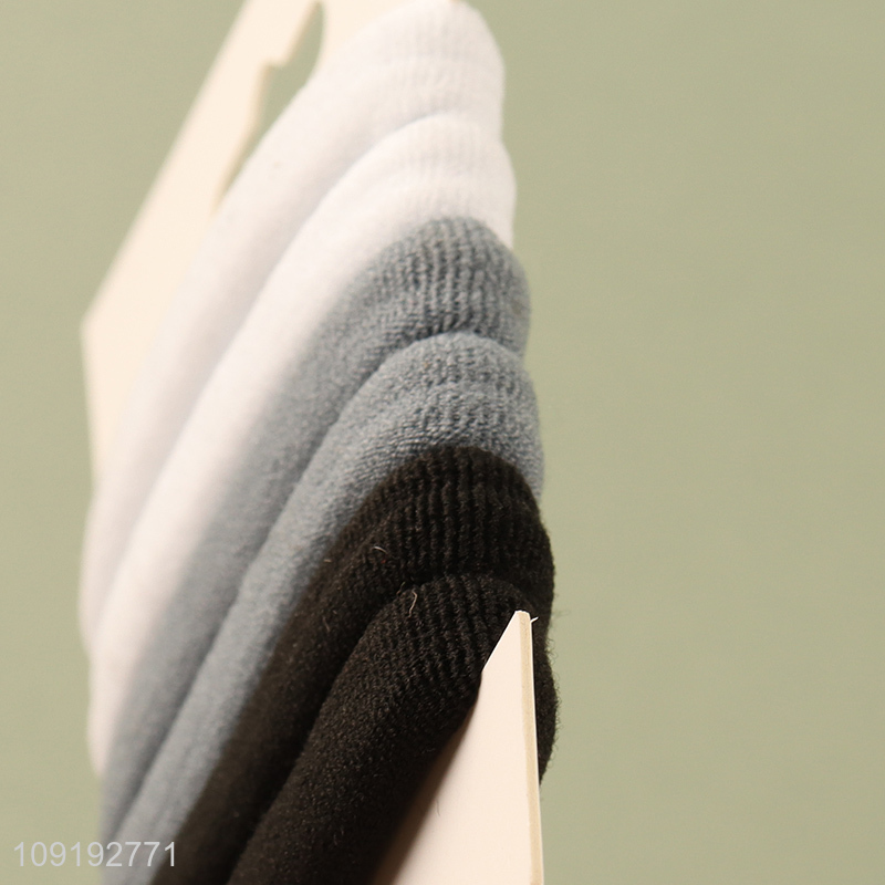 High Quality 6 Pieces Terry Cloth Hair Ties Thick Elastic Hair Bands