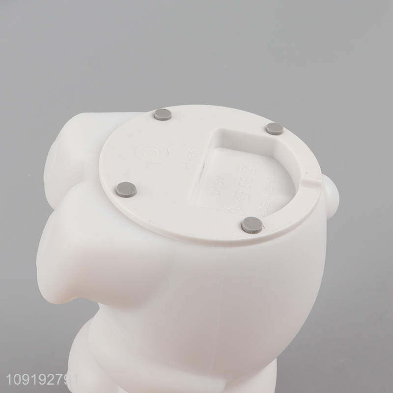 China products cartoon bear shape silicone squishy lights night lights for sale