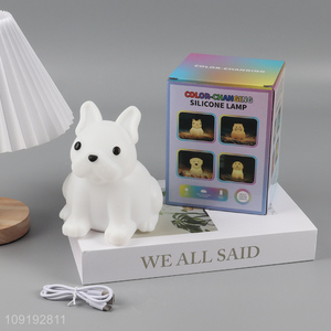 Good quality color-changing silicone squishy lights night lights for sale