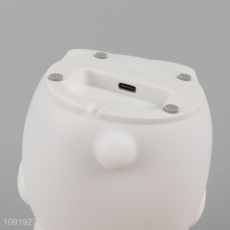 China products cartoon bear shape silicone squishy lights night lights for sale