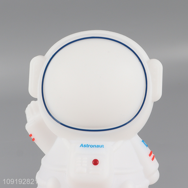 Top products silicone astronaut shape color-changing squishy lights night lights