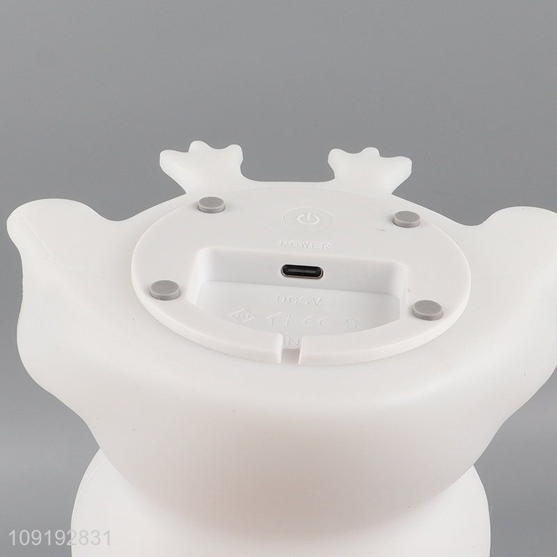 New arrival frog shape color-changing squishy lights night lights for household