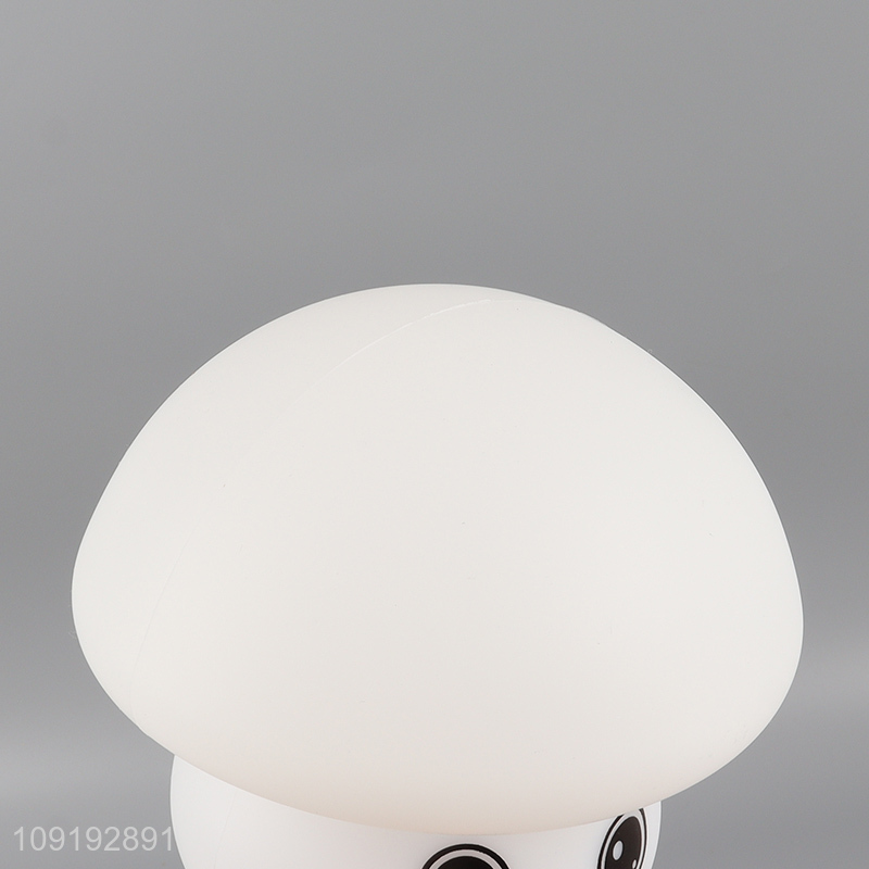 Top selling cartoon mushroom shape color-changing squishy lights night lights