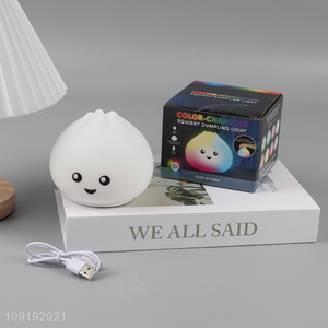 Best sale household silicone color-changing squishy lights night lights wholesale