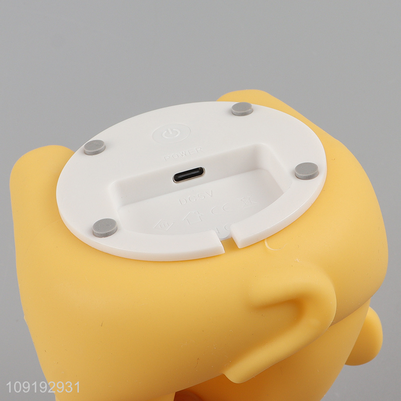 China supplier monkey shape silicone color-changing squishy lights night lights