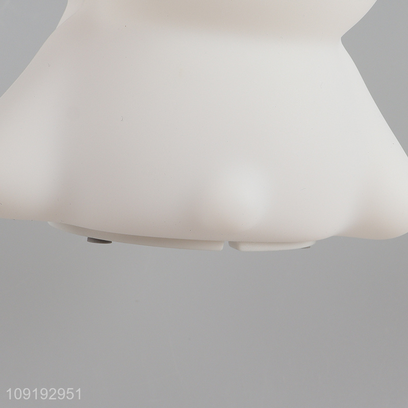 Factory supply cartoon bear charging silicone night lights for sale