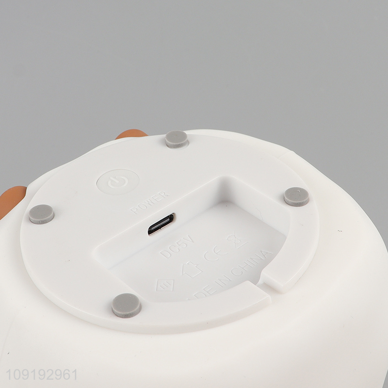 Hot items cute sheep shape silicone night lights for household