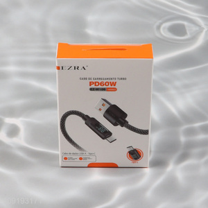 Yiwu market PD60W USB to TYPE-C charging cable data line for sale