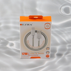 Online wholesale 1m durable 12W iPhone charging cable data line