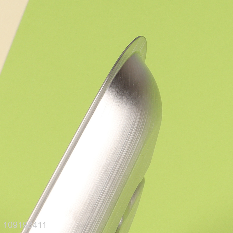 Factory price household stainless steel dumpling plate for tableware