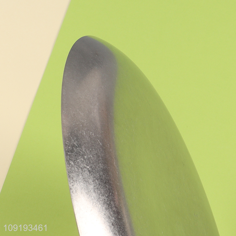 Top quality round stainless steel barbecue plate dessert plate for sale