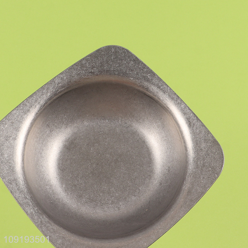 Hot selling square stainless steel sauce dish seasoning dish wholesale