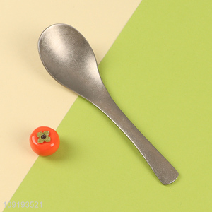 Low price stainless steel home restaurant tableware soup ladle for sale