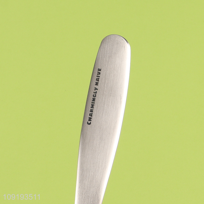 Yiwu market stainless steel tableware spoon children's complementary food spoon