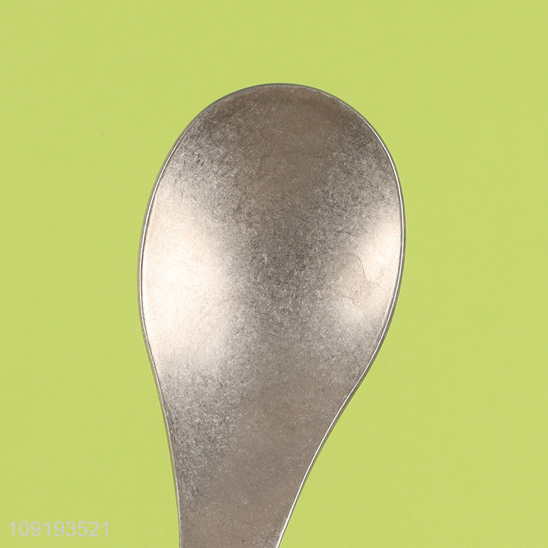 Low price stainless steel home restaurant tableware soup ladle for sale