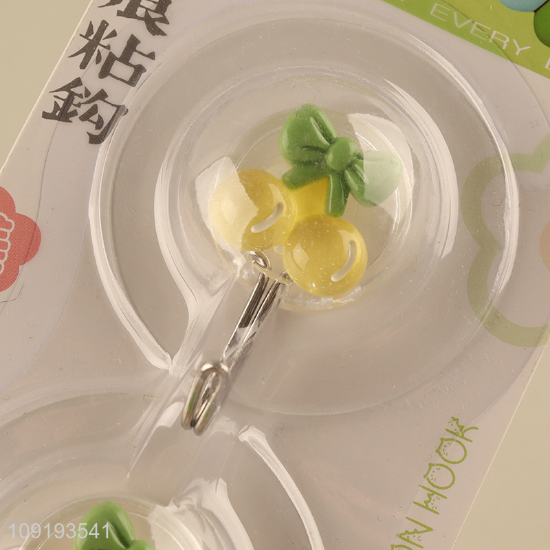 Good Quality 2PCS Cute Utility Hooks Adhesive Hooks for Hanging Towel