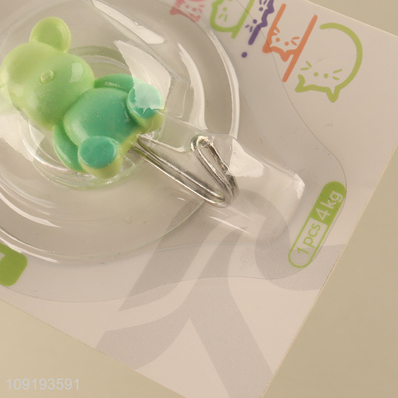 Factory Price 2PCS Cute Bear Wall Hooks Utility Hooks for Bathroom