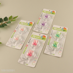 Factory Price 2PCS Cute Bear Wall Hooks Utility Hooks for Bathroom