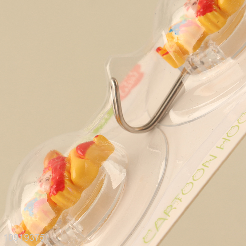 New Arrival 2PCS Cute Hooks Heavy Duty Adhseive Hooks for Kitchen