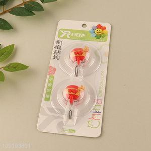 China Imports 2PCS Resin Utility Hooks Adhesive Hooks for Hanging Towel