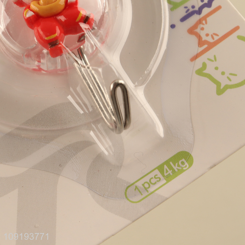 New Product 2PCS Cute Wall Hooks Adhesive Hooks Sticky Wall Hooks