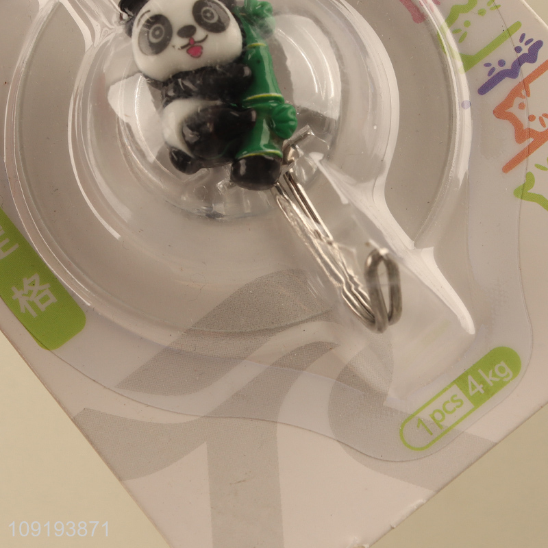 New Product 2PCS Cute Panda Hooks Strong Adhesive Hooks for Hanging