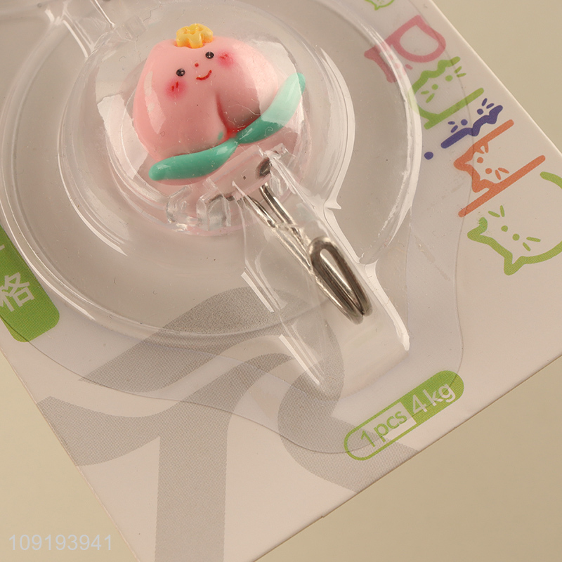 Good Quality 2PCS Cute Adhesive Hooks Heavy Duty Wall Adhesive Hooks