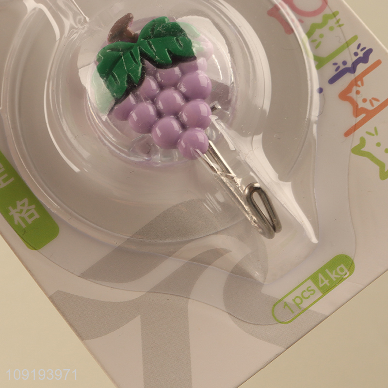 New Product 2PCS Grape Wall Hooks Self Adhesive Hooks Utility Hooks