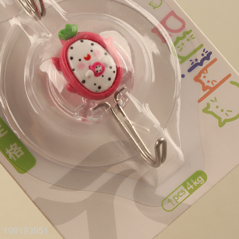 New Arrival 2PCS Cute Wall Hooks Strong Adhesive Towel Coat Hooks