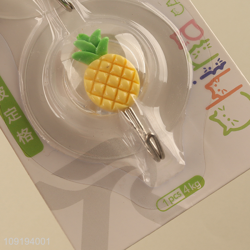 China Imports 2PCS Pineapple Wall Hooks Strong Adhesive Hooks for Hanging