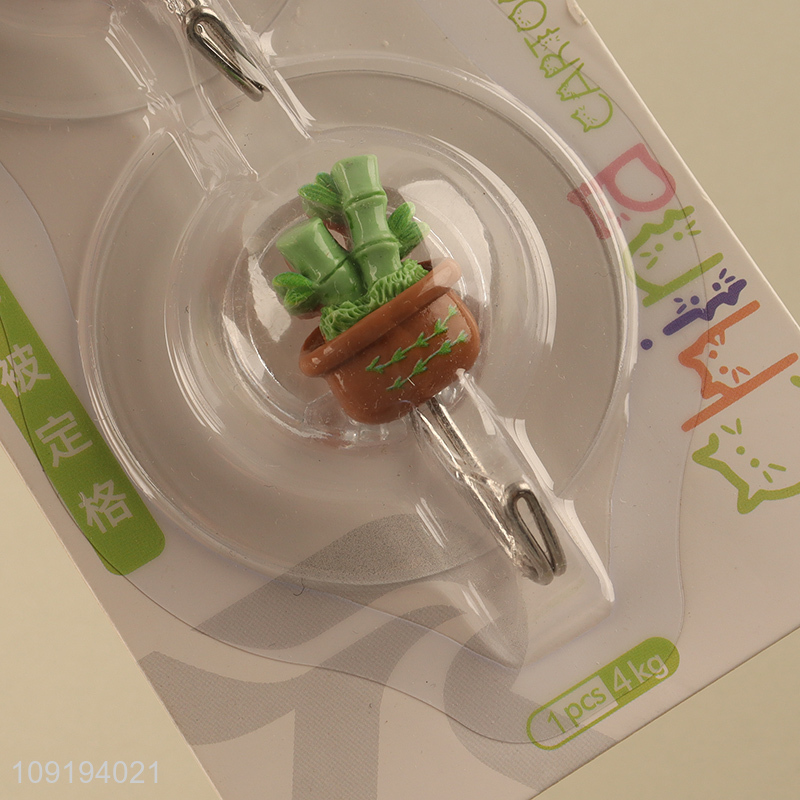 Popular Product 2PCS Cute Hooks Self Adhesive Hooks Stick On Wall Hooks