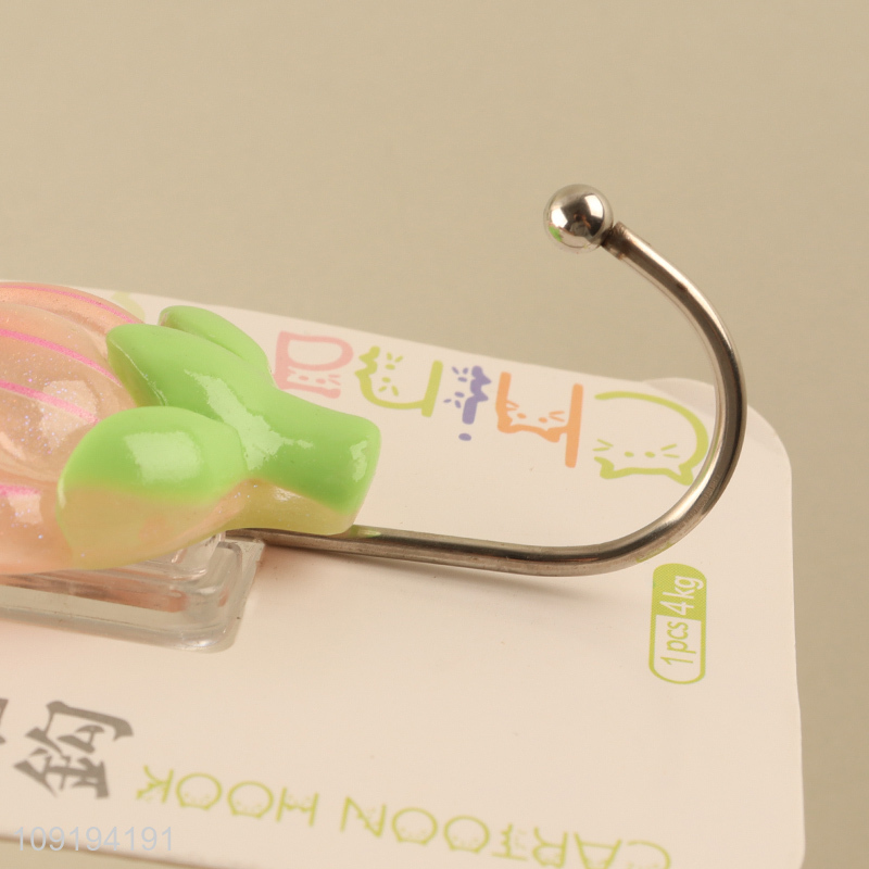 Factory Price 1PC Flower Utility Hooks Adhesive Hooks for Hanging Towel