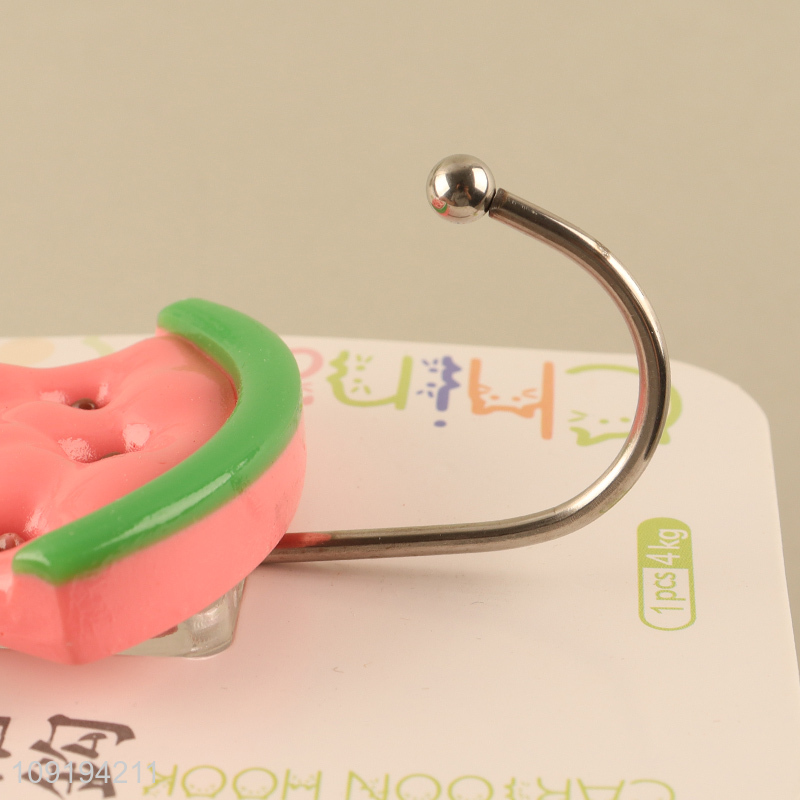 Factory Supply 1PC Watermelon Wall Hooks Strong Adhesive Towel Coat Hooks