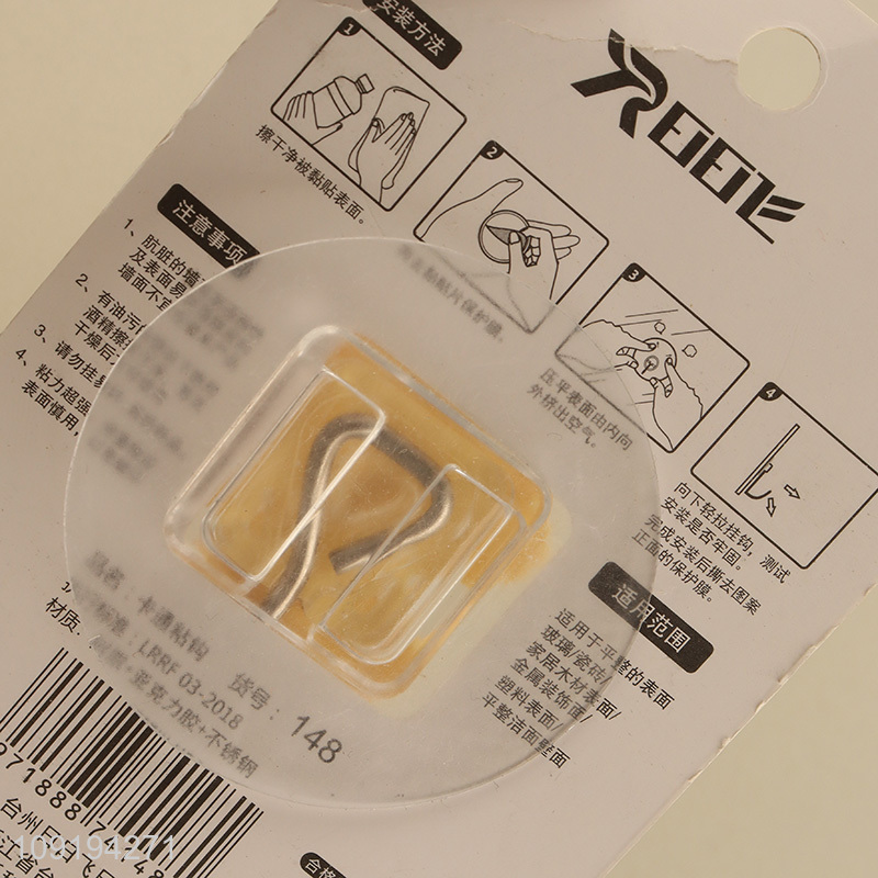 New Product 1PC Cute Hooks Heavy Duty Adhseive Hooks for Kitchen