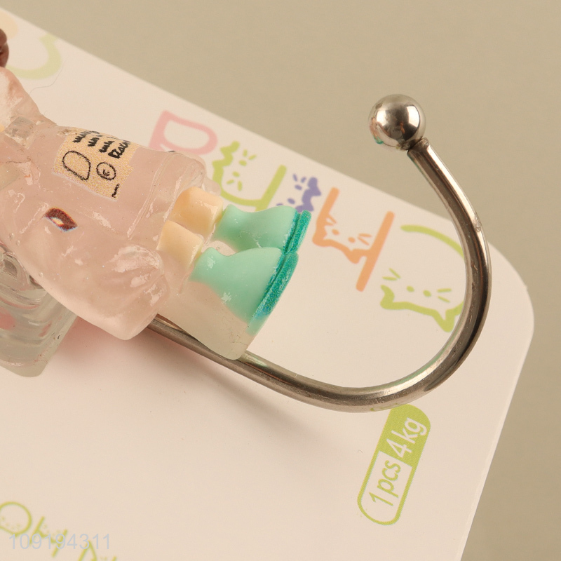 Factory Supply 1PC Cute Utility Hooks Adhesive Towel Hooks for Hanging