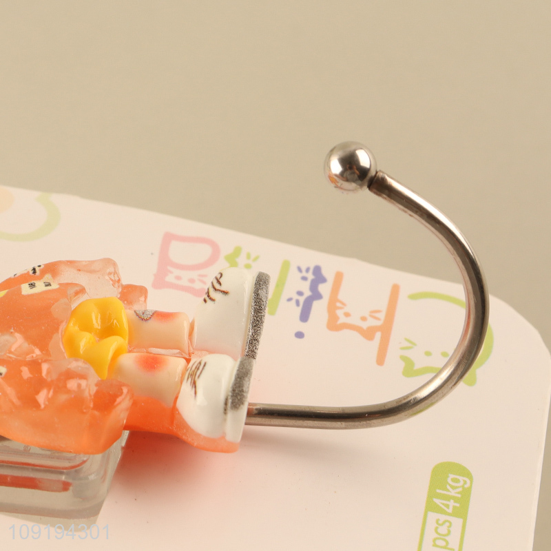 China Imports 1PC Cute Hooks Adhesive Hooks Waterproof Coat Key Hooks