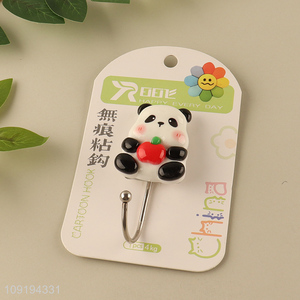 Online Wholesale 1PC Cute Panda Hooks Heavy Duty Wall Adhesive Hooks