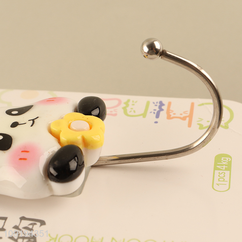 New Arrival 1PC Cute Panda Hooks Decorative Adhesive Coat Key Hooks