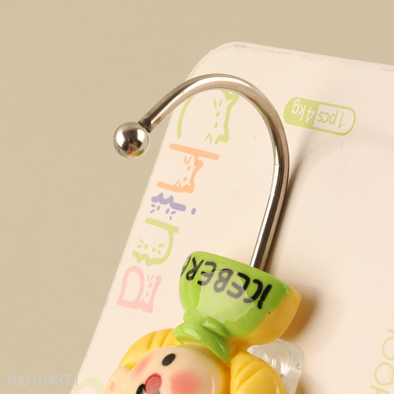 New Product 1PC Cute Adhesive Wall Hooks Utility Hooks for Bathroom
