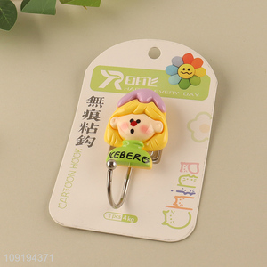 New Product 1PC Cute Adhesive Wall Hooks Utility Hooks for Bathroom